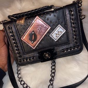 Black Chain Crossbody Bag